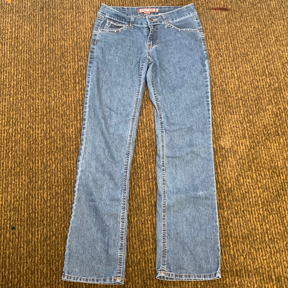 Street jeans flared out size 7